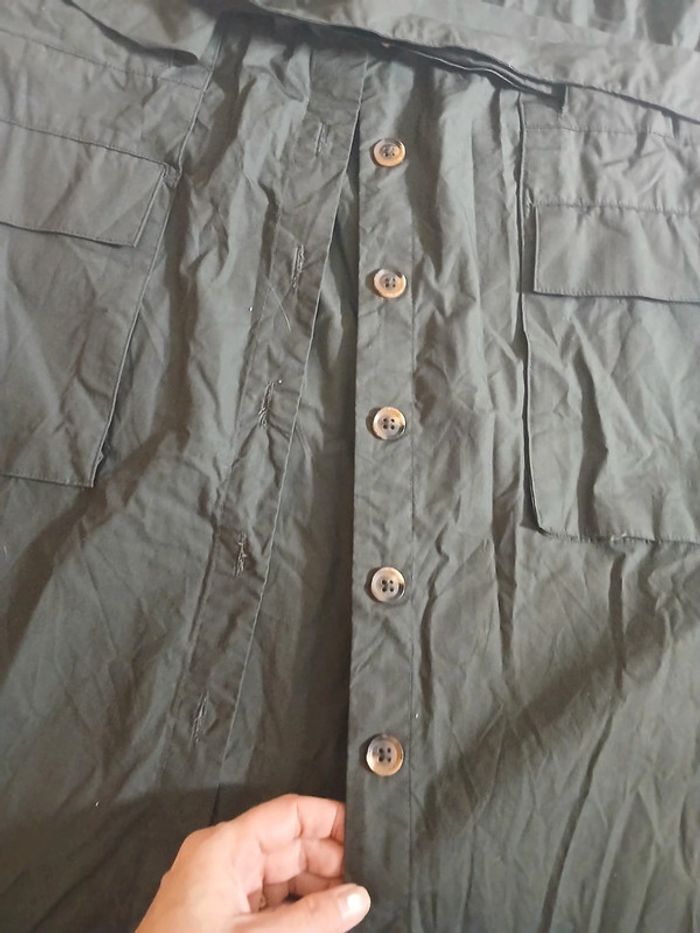 Robe boutonnée JDY taille S kaki - photo numéro 4