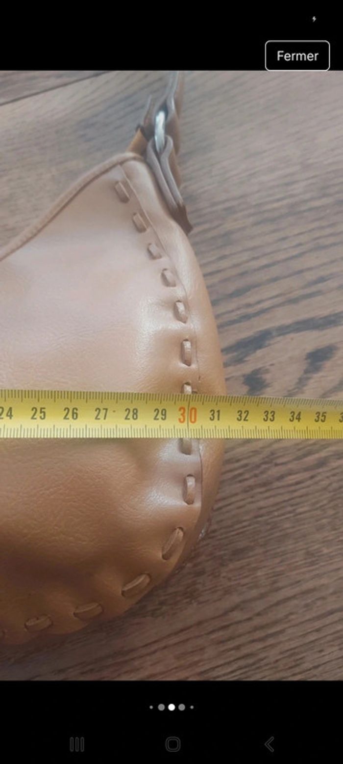 Jolie Sac á main Gian Marco Venturi marron - photo numéro 9