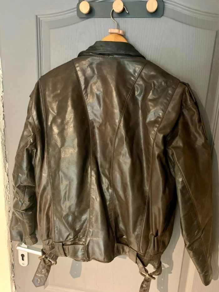 Blouson homme cuir Macorium - Taille 54 - photo numéro 2