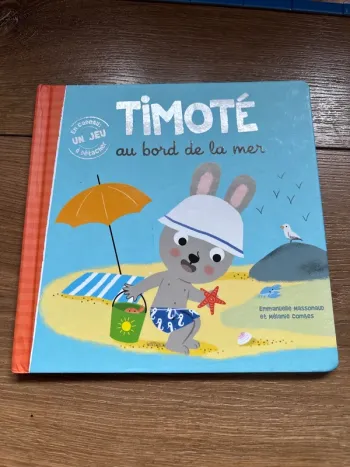 Livre Timoté au bord de la plage
