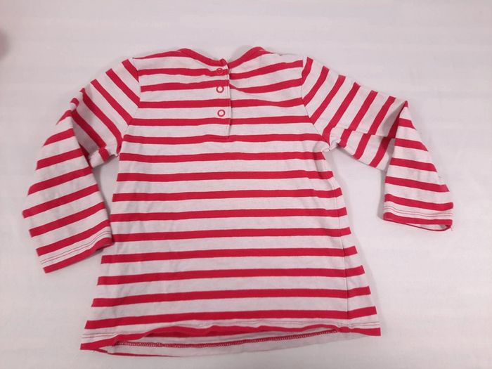 Tee shirt manches longues, DPAM, 18 mois - photo numéro 3