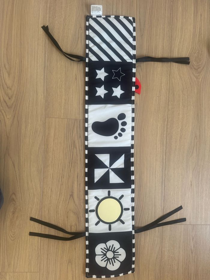 RMYWO Livre Tissu bébé 0-3-6-12 Mois,Livre Noir et Blanc Bébé Montessori, - photo numéro 3