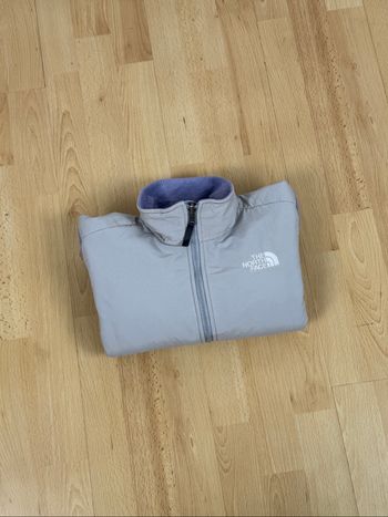 Veste polaire The North Face violette/grise – Taille L Girls