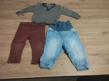 Lot vêtements 74cm