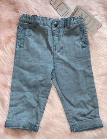 Pantalon coton lin orchestra