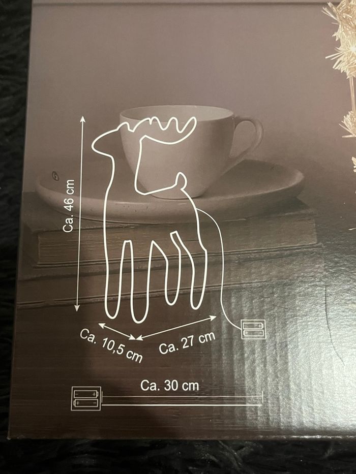 Renne de Noël lumineux - photo numéro 4