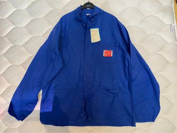 Veste toile bleue neuve