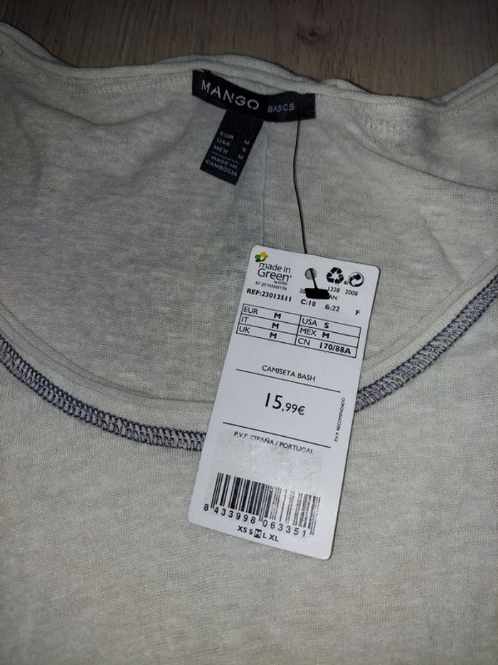 Haut Mango taille M neuf - photo numéro 3