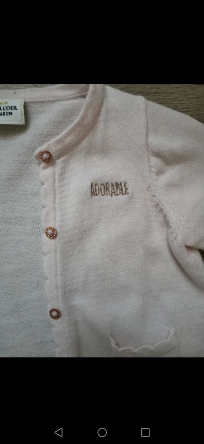 Gilet rose - photo numéro 2