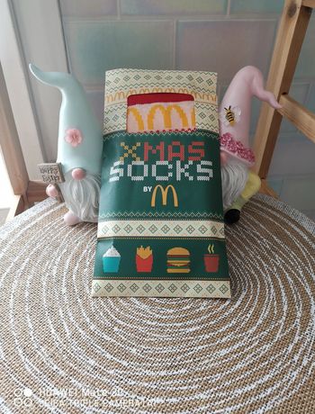 💕Jolie paire de Chaussettes McDo Xmas socks TU 💕