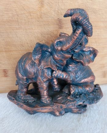 Statuette  éléphants 