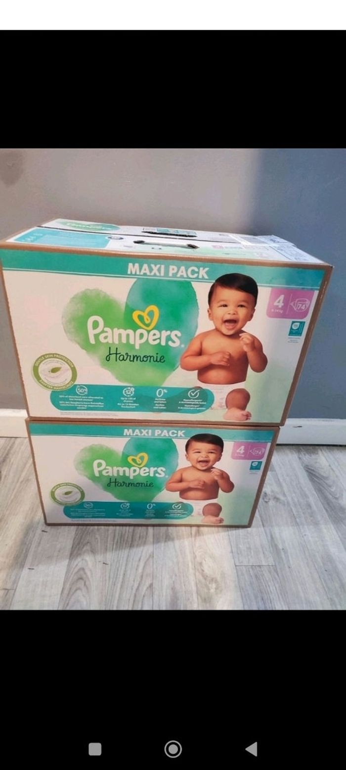 Couche Pampers  harmonie taille 4