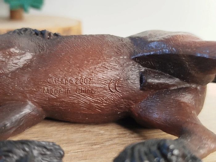 PAPO étalon frison Figurine Animal équidé - photo numéro 5