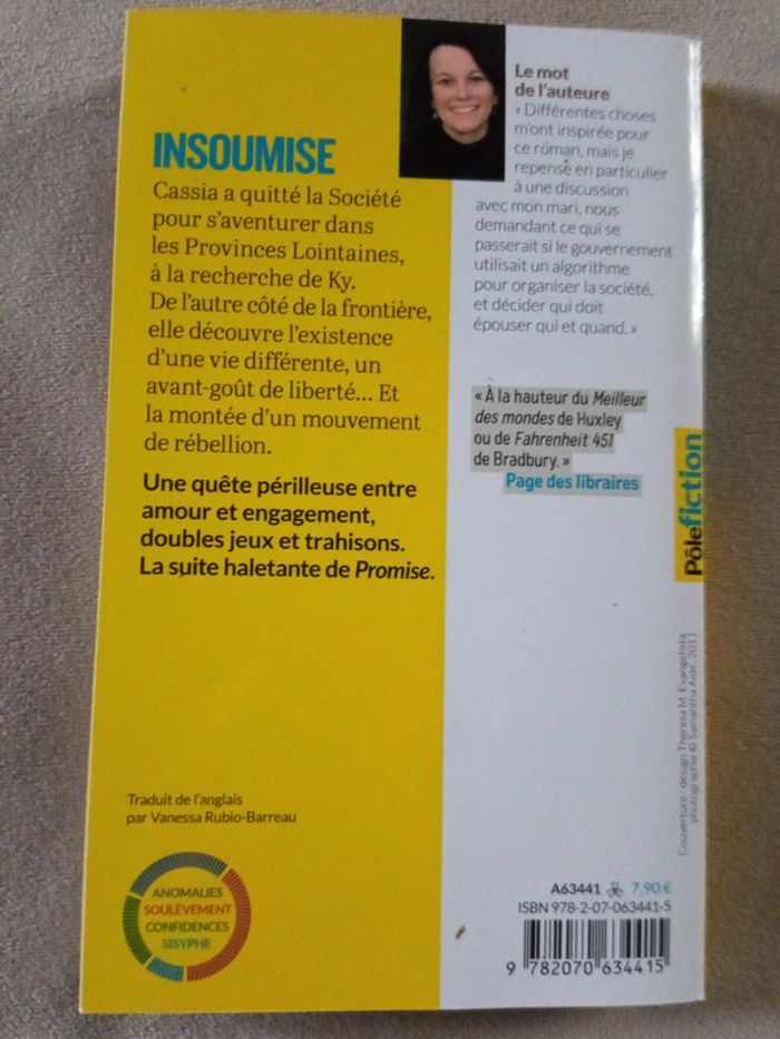 Insoumise de Ally Condie - photo numéro 2