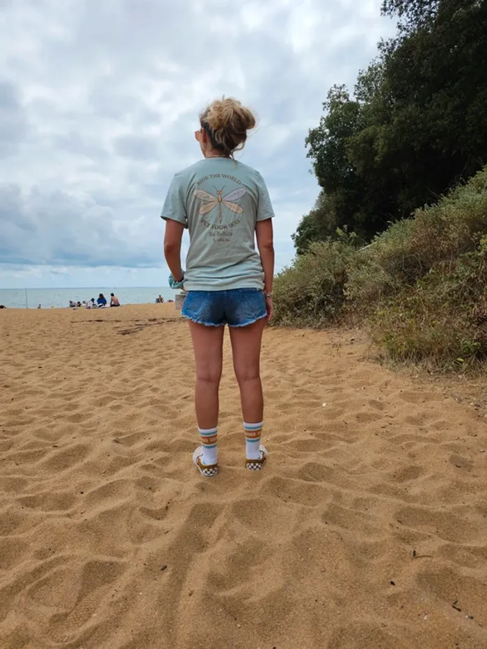 T-shirt Libellule Vibes Taille L - photo numéro 5