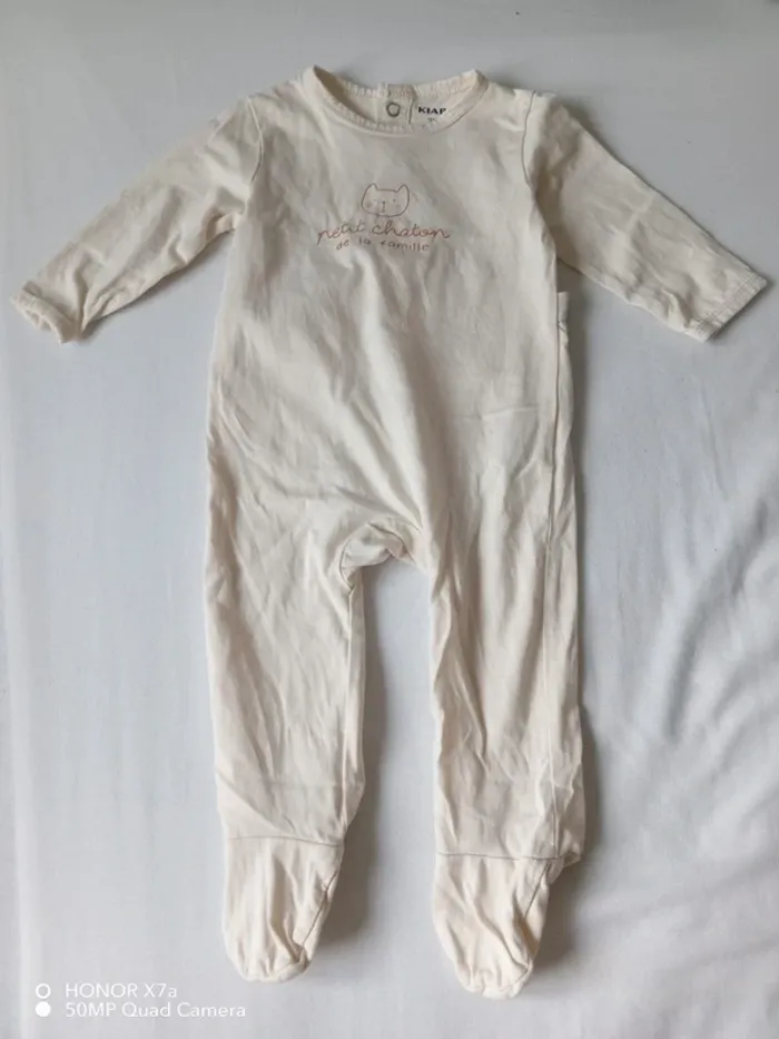 Pyjama coton 3 mois orchestra