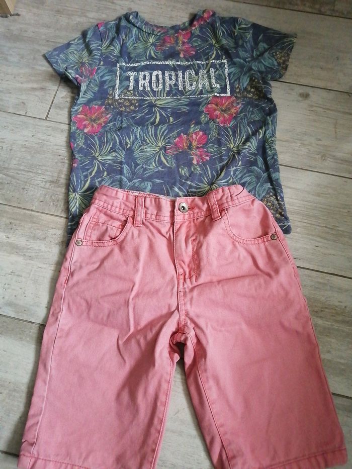 Ensemble short t shirt t 6 ans