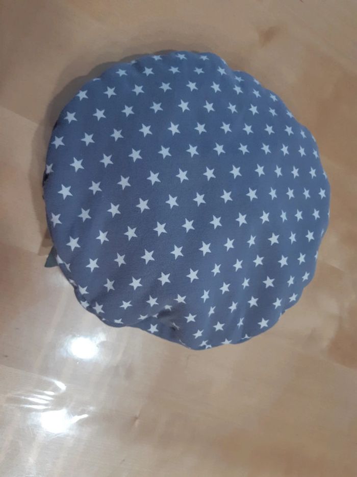 Bonnet béret fille gris + étoile  4 - 5 ans - photo numéro 2