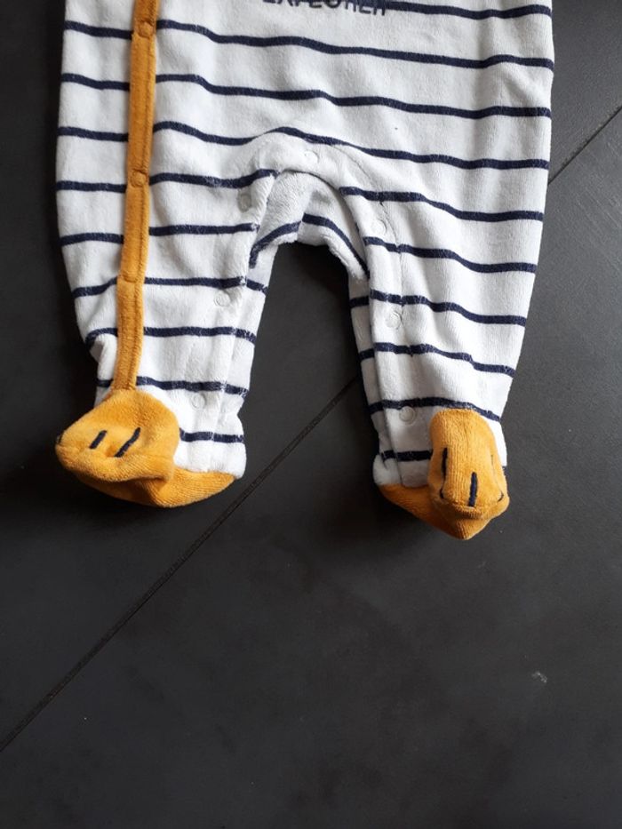 Grenouillère velours Orchestra 1 mois - photo numéro 2