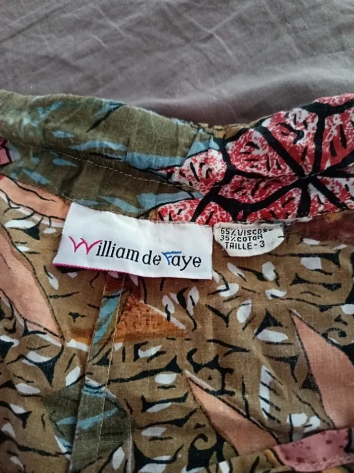 Short ample imprimé vintage - photo numéro 6