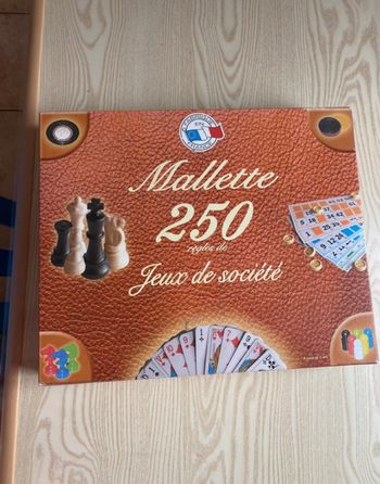 Mallette 250 regles de jeux de société