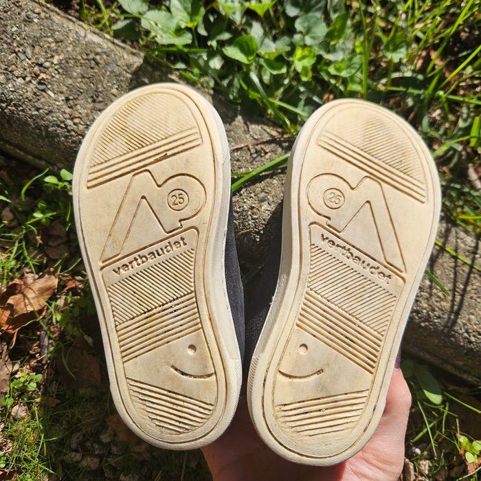 Baskets cuir Taille 25 - photo numéro 6
