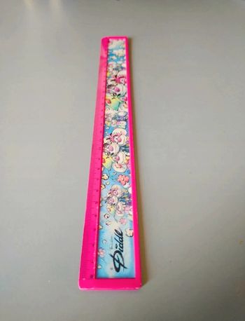 Règle Diddl vintage années 2000 rose y2k