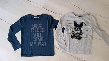 Lot de 2 tee shirts manches longues garçon 8ans ikks kiabi