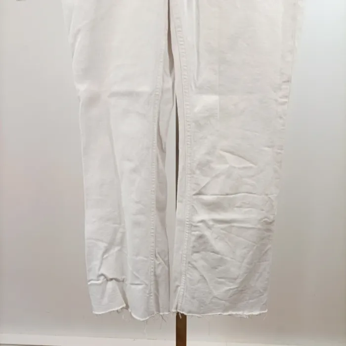 Jean skinny blanc Zara taille 40 coupe stretch bas droit A1488 - photo numéro 4