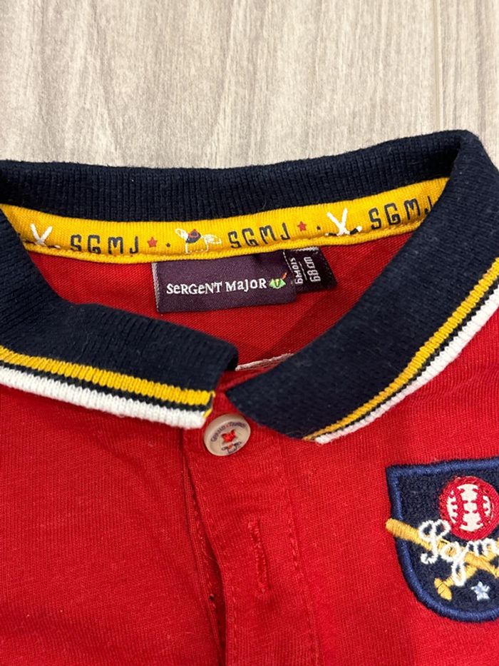 Lot de 3 polos sergent major 6 mois très bon état - photo numéro 3