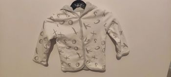 Veste légère blanche et grise bébé Lamino 80