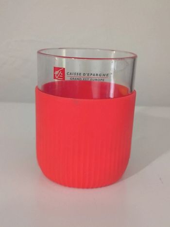 Vintage gobi rétro orange pot à crayons caisse d'épargne grand est