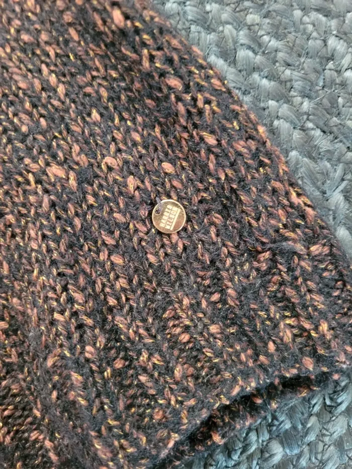 Pull à maille Harris Wilson - Fil doré - Taille M - photo numéro 2