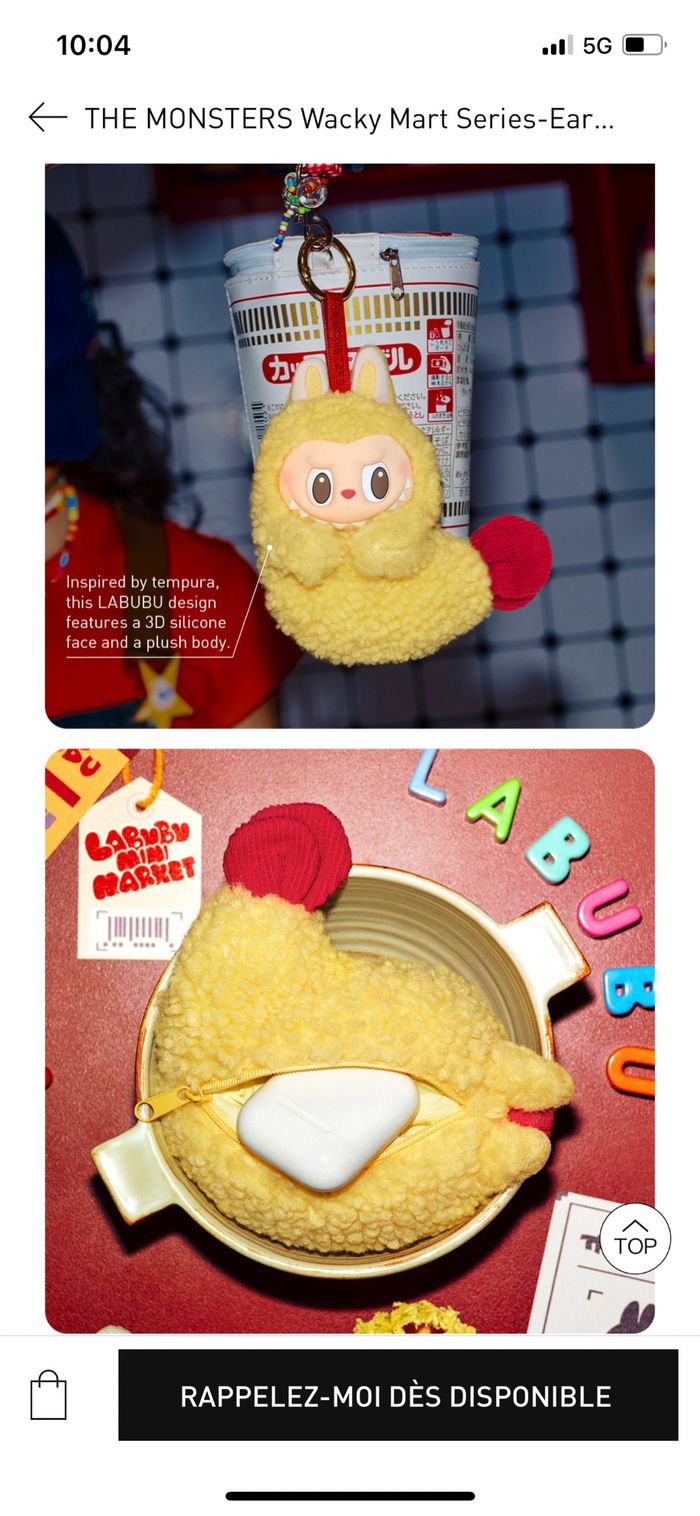 Labubu the monsters wacky Mart series earpods case - photo numéro 3
