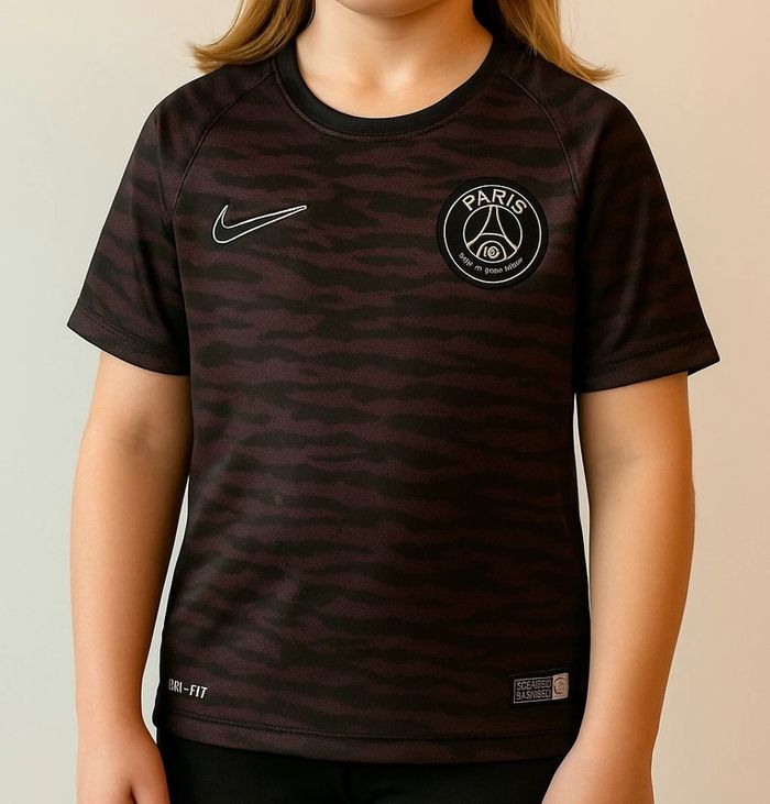 Maillot d'entraînement PSG zébré taille M enfant 10/12 ans - Nike
