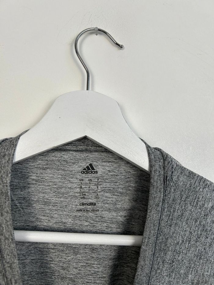Maillot Adidas Homme Gris | Taille L | Très Bon État | Sport & Casual | #TM50 - photo numéro 4
