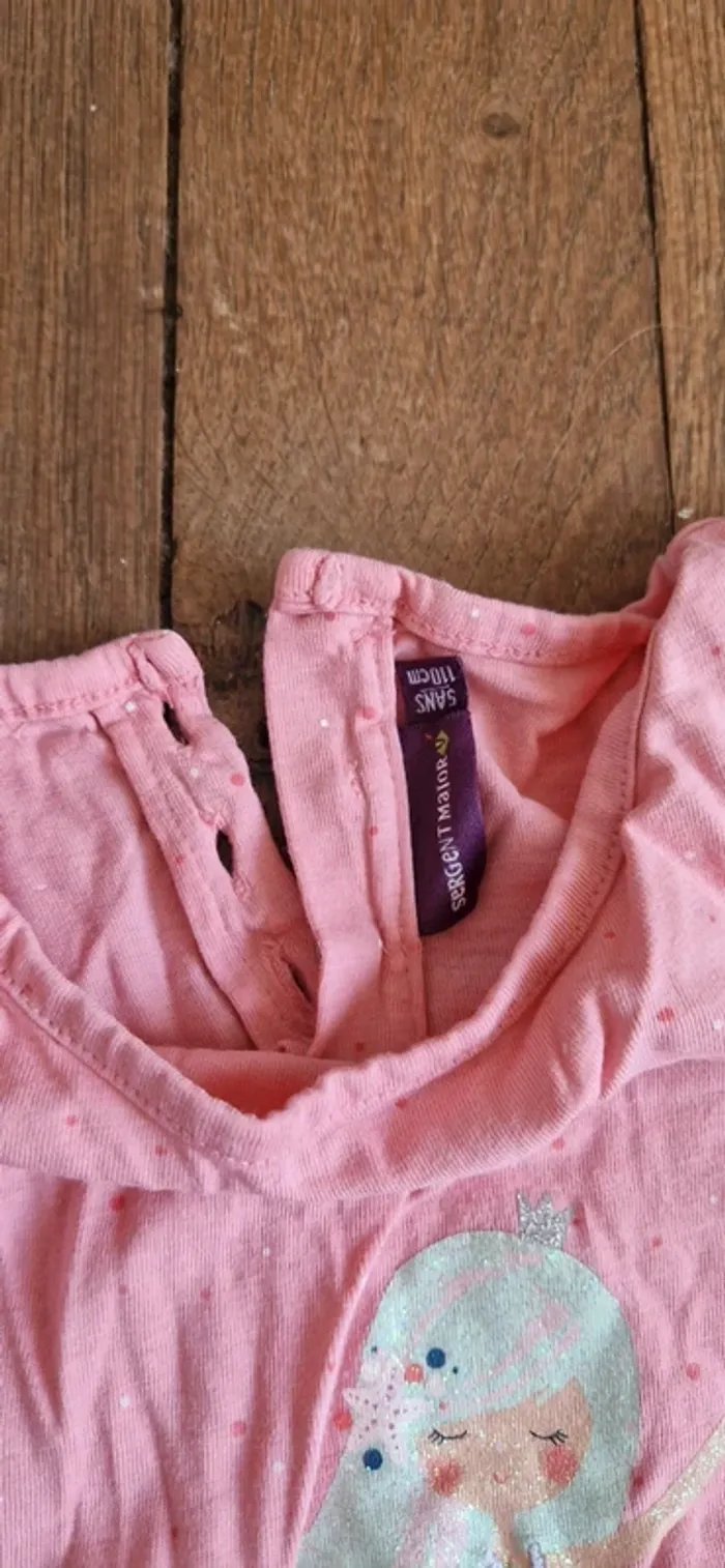 T-shirt sirène 4 ans - photo numéro 2