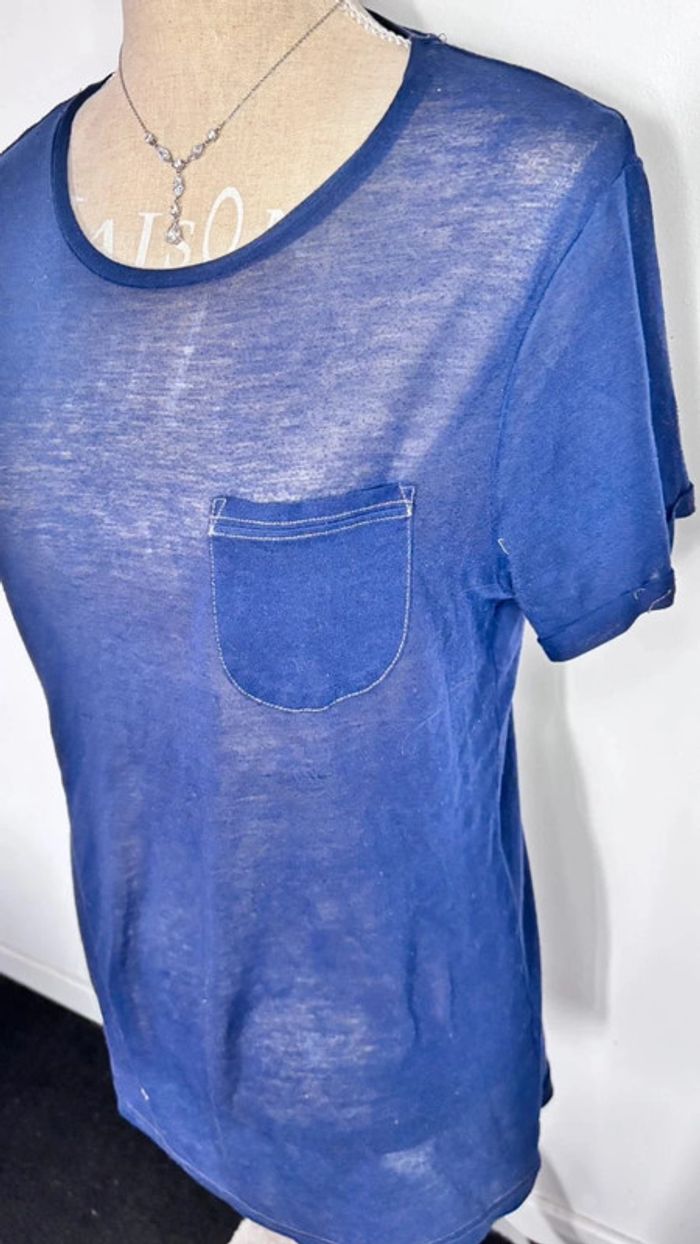 👕 tee shirt bleu marine #devred taille S - photo numéro 2