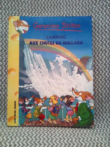 Geronimo Stilton/ Camping aux Chutes du Niagara T.52 - Ed. Albin Michel Jeunesse