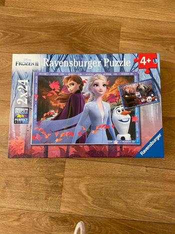 Puzzles 2x24 pièces La reine des neiges 2