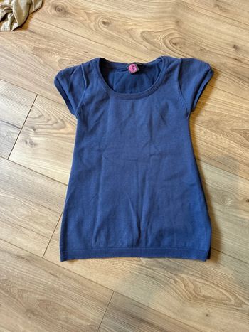 Pull léger manche courte