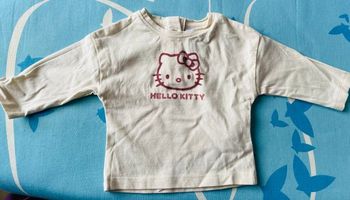 Pull  neuf Hello Kitty ivoire - 1 mois