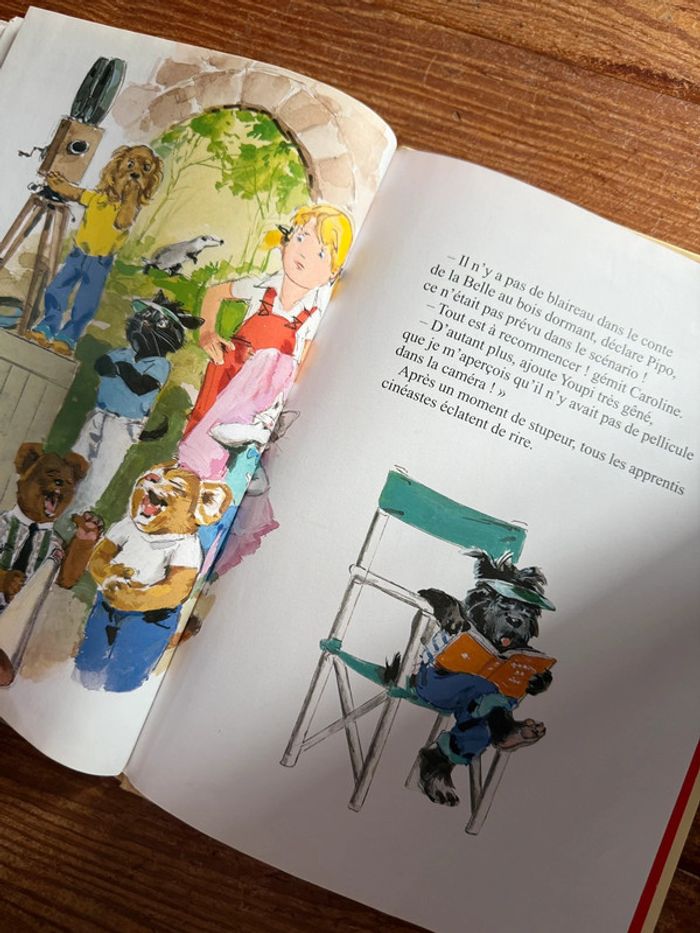 Édition Hachette Satisfaisant - Livre rare Caroline fait du Cinéma album bd Pierre Probst - photo numéro 13