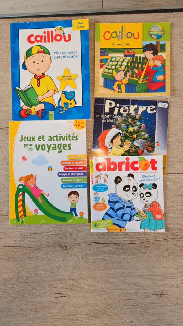 Lot de 5 livres (histoires, activités) pour enfants de 3 à 5 ans - photo numéro 2