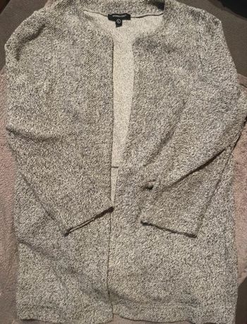 long gilet gris épais Women Only - taille L, chaud & stylé