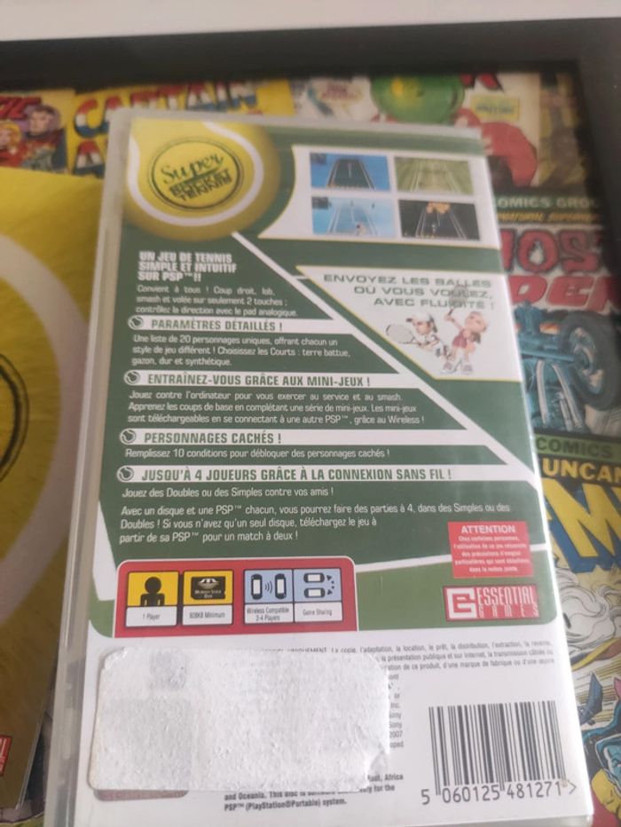 Super pocket tennis PSP boîte fr 🇫🇷 - photo numéro 2
