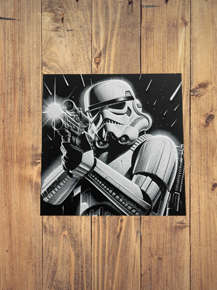 Tableau Stormtrooper (impression 3D)