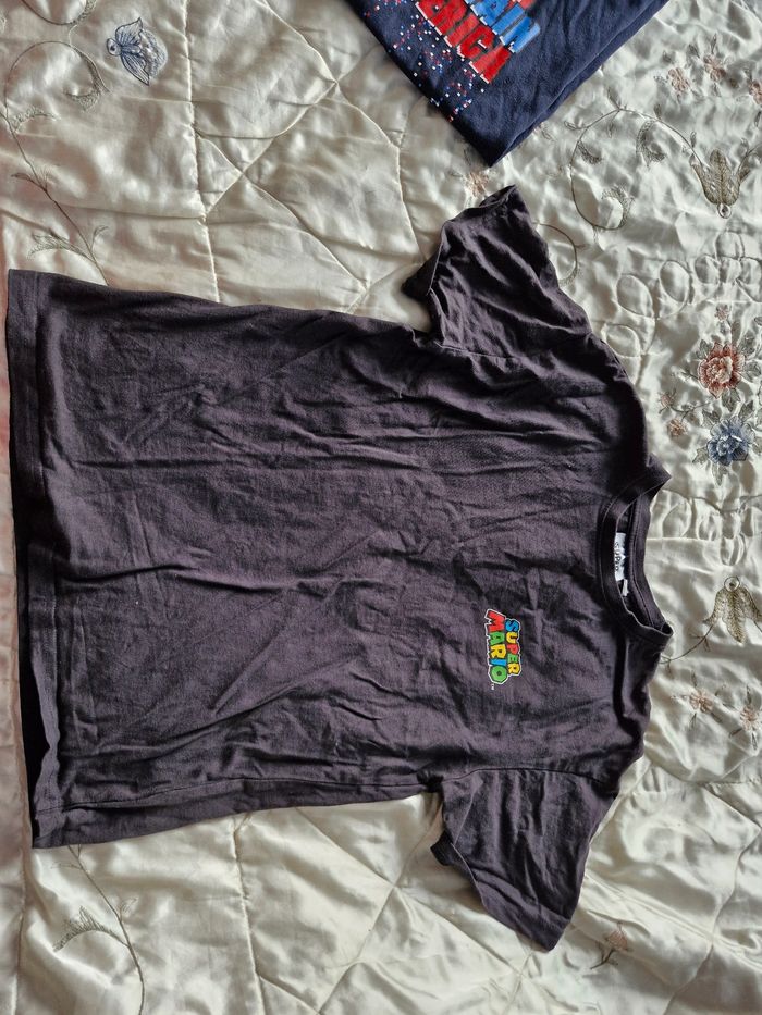 Super lot de 3 t-shirts DragonballZ/Marvel/Mario - photo numéro 8