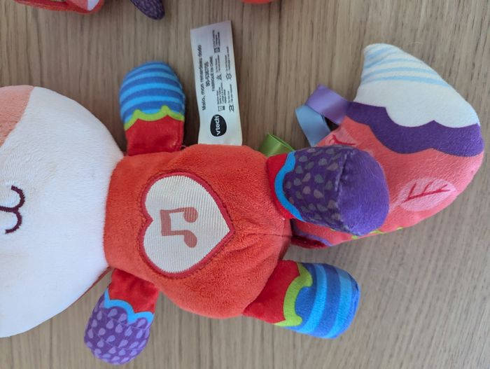 Lot de peluche musicale Renard et hochet Vtech - photo numéro 3