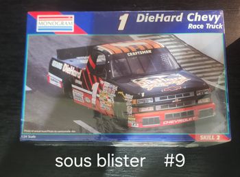maquette chevy race truck #1 diehard nascar monogram (scellée)